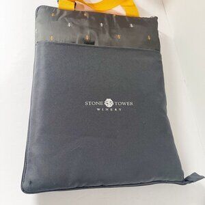 Stone Tower Winery Water resistant packable Picnic Blanket